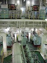 aux. boilers, diesel generators and main engine